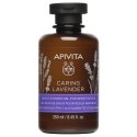 Apivita Caring Lavender Gel Douche Doux pour Peaux Sensibles 250ml