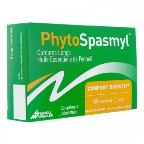 Phyto Spasmyl Confort Digestif 60 capsules pas cher, discount