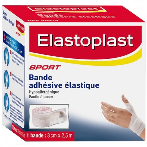 Elastoplast Sport Bande Adhésive Elastique 3cm x 2,5m pas cher, discount