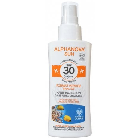 Alphanova Sun Bio SPF30 Format Voyage 90g pas cher, discount