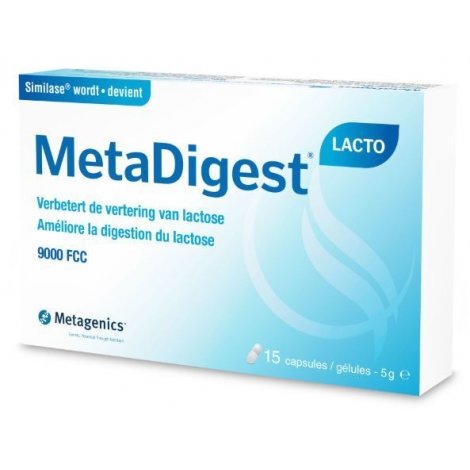 Metagenics MetaDigest Lacto 15 gélules pas cher, discount