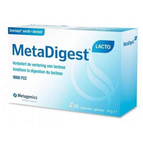 Metagenics MetaDigest Lacto 45 gélules pas cher, discount