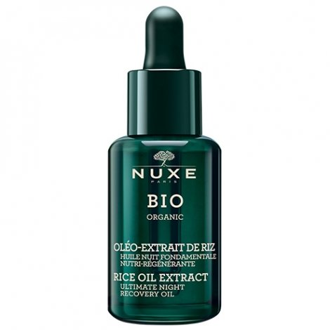 Nuxe Bio Organic Oléo-Extrait de Riz Huile Nuit Fondamentale Nutri-Régénérante 30ml pas cher, discount