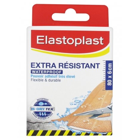 Elastoplast Pansement Extra Résistant Waterproof 8 bandes de 10cm x 6cm pas cher, discount