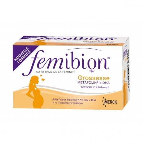 Femibion Grossesse Metafolin + DHA 28 comprimés + 28 capsules pas cher, discount