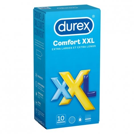 Durex Comfort XXL 10 préservatifs pas cher, discount