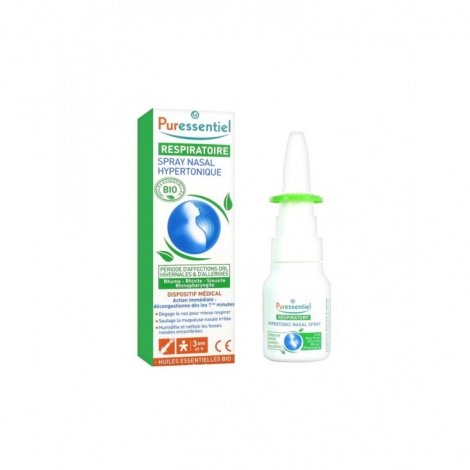 Puressentiel Respiratoire Spray Nasal Hypertonique Bio 15ml pas cher, discount