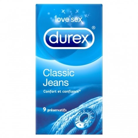Durex Classic Jeans 9 préservatifs pas cher, discount