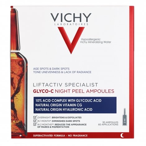 Vichy Liftactiv Specialist Glyco-C Night Peel Ampoules 30x2ml pas cher, discount