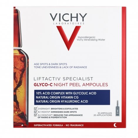 Vichy Liftactiv Specialist Glyco-C Night Peel Ampoules 10x2ml pas cher, discount