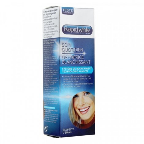 Rapid White Daily Dentifrice Blanchissant 100ml pas cher, discount