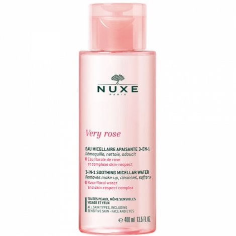Nuxe Very Rose Eau Micellaire Apaisante 3 en 1 400ml pas cher, discount