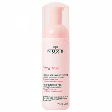 Nuxe Very Rose Mousse Aérienne Nettoyante 150ml pas cher, discount