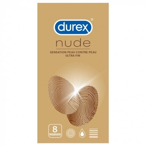Durex Nude 8 préservatifs pas cher, discount