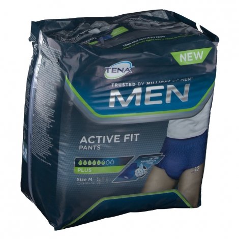 Tena Men Active Fit Pants Plus Taille M 12 pièces pas cher, discount