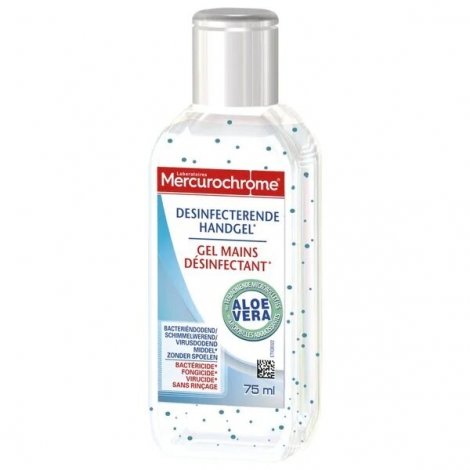 Mercurochrome Gel Mains Désinfectant Aloe Vera 75ml pas cher, discount