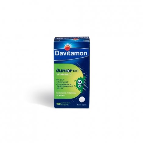 Davitamon Junior (3+) Vitamine D Goût Citron 150 comprimés pas cher, discount