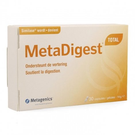 Metagenics MetaDigest Total 30 gélules pas cher, discount