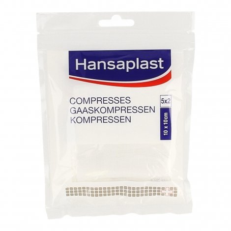 Hansaplast Compresses 10cm x 10cm 10 pièces pas cher, discount