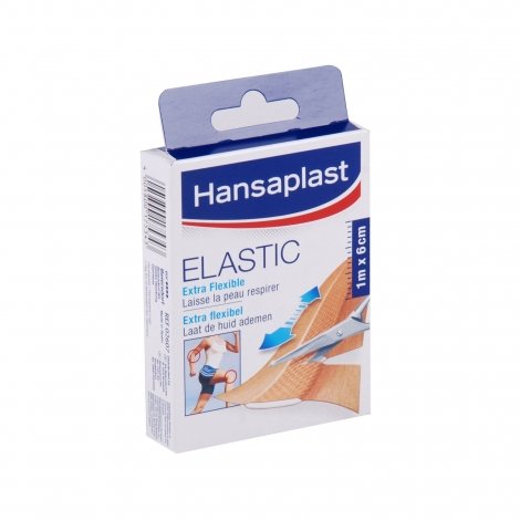 Hansaplast Elastic Pansement 1m x 6cm pas cher, discount