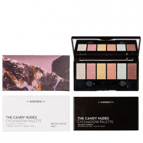 Korres Volcanic Mineral Eye Palette Pastel Collection pas cher, discount