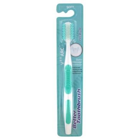 Better Toothbrush Premium V++ Arc Brosse à Dents Souple Vert pas cher, discount
