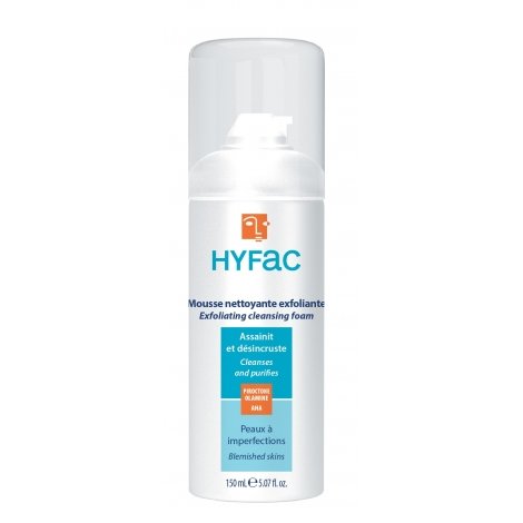 Hyfac Mousse Nettoyante Exfoliante 150ml pas cher, discount