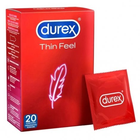 Durex Thin Feel 20 préservatifs pas cher, discount