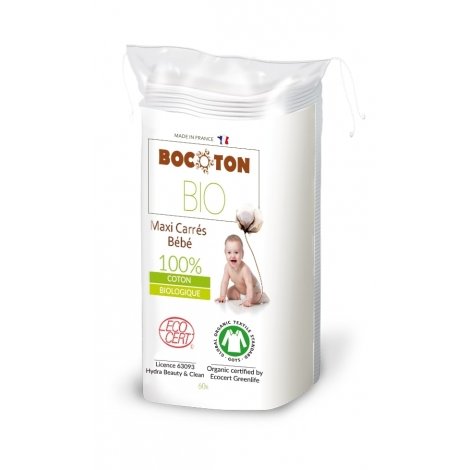 Bocoton Maxi Carrés Bébé Bio 60x pas cher, discount