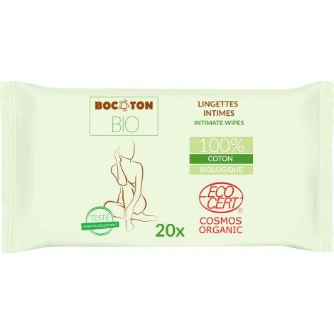 Bocoton Lingettes Intime Bio 20x pas cher, discount