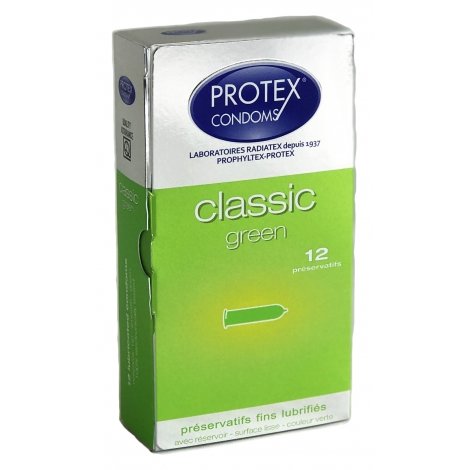 Protex Classic Green 12 préservatifs pas cher, discount
