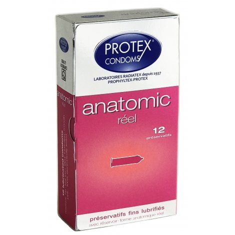 Protex Anatomic Réel 12 préservatifs pas cher, discount
