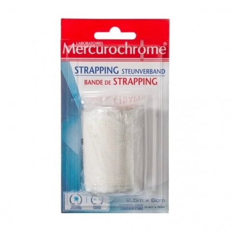 Mercurochrome Bande de Strapping 2,5m x 6cm pas cher, discount