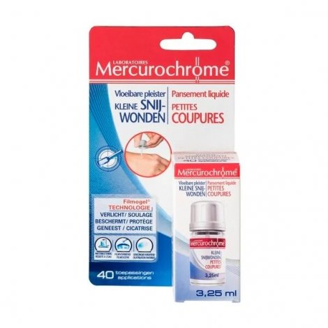 Mercurochrome Pansement liquide Petites Coupures 3,25ml pas cher, discount