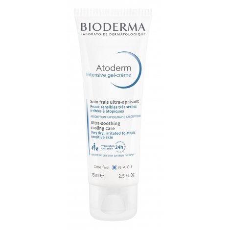 Bioderma Atoderm Intensive Gel-Crème Soin Frais Ultra-Apaisant 75ml pas cher, discount
