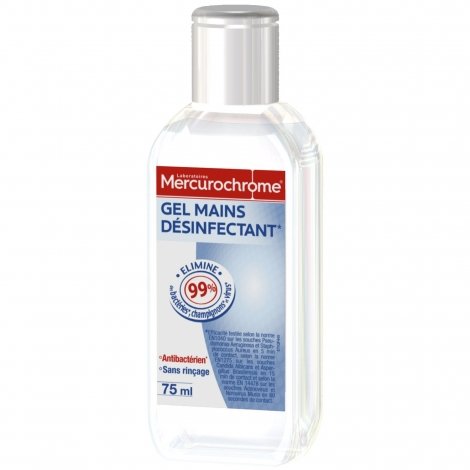 Mercurochrome Gel Mains Désinfectant 75ml pas cher, discount
