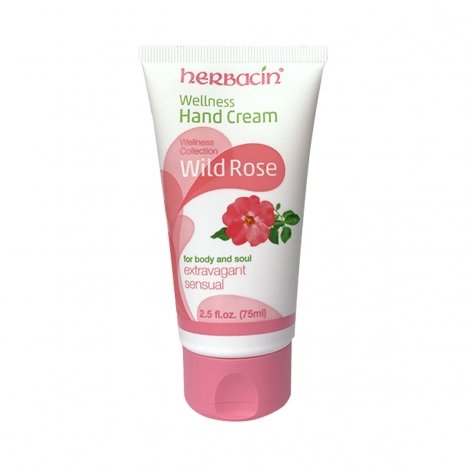 Herbacin Wellness Crème Mains Rose Sauvage 75ml pas cher, discount