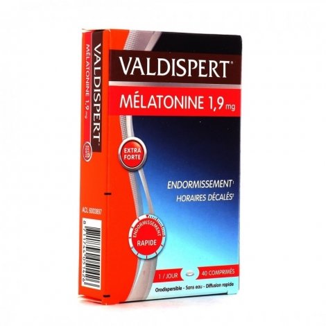 Valdispert Mélatonine 1.9mg 40 comprimés pas cher, discount
