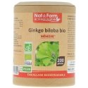 Nat & Form Ecoresponsable Ginkgo Biloba Mémoire Bio 200 gélules