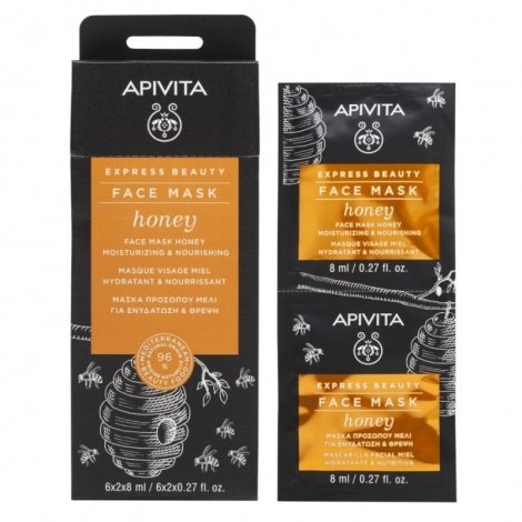 Apivita Express Beauty Masque Visage Honey 6x2x8ml pas cher, discount