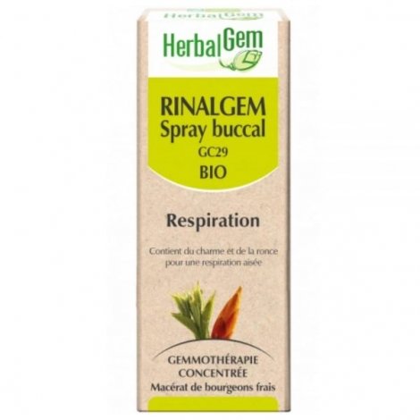Herbalgem Rinalgem Spray Buccal Respiration Bio 10ml pas cher, discount