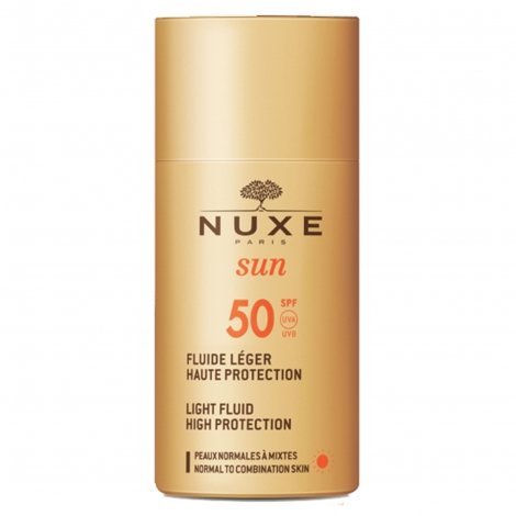 Nuxe Sun Fluide Léger SPF50 50ml pas cher, discount