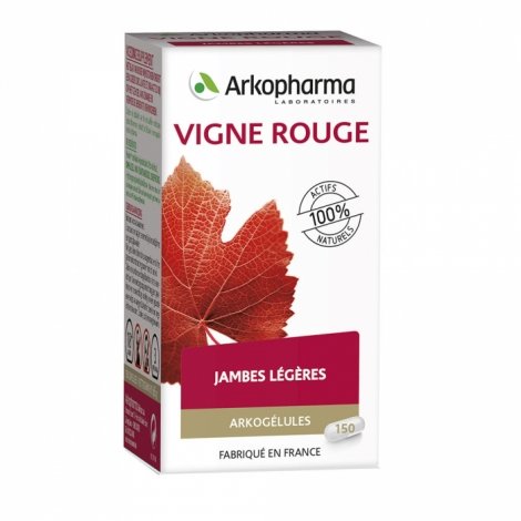 Arkopharma Arkogélules Vigne Rouge Bio 150 gélules pas cher, discount