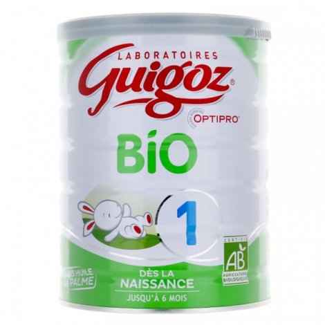 Guigoz Optipro 1 Bio Lait 0-6 Mois 800g pas cher, discount