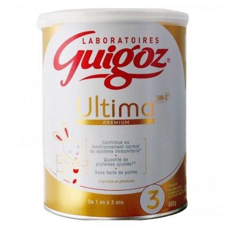 Guigoz Ultima Premium 3 Lait de Croissance 1 à 3 ans 800g pas cher, discount