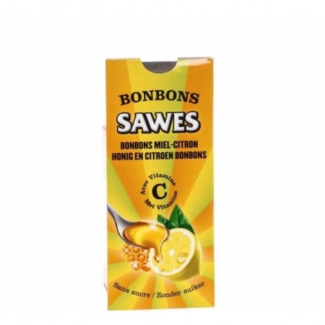 Sawes Bonbon Miel-Citron Sans sucre 10 Pièces pas cher, discount