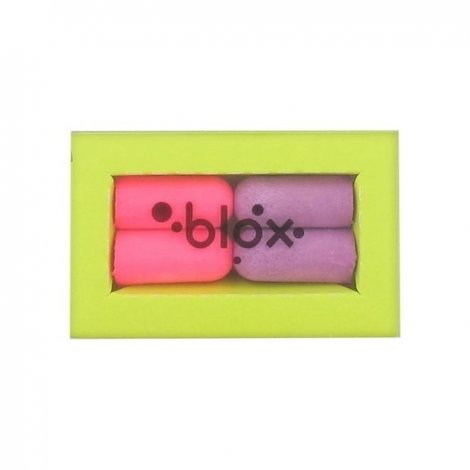 Blox Mousse Colors Bouchons d’Oreille Anti-Bruit 2 paires pas cher, discount