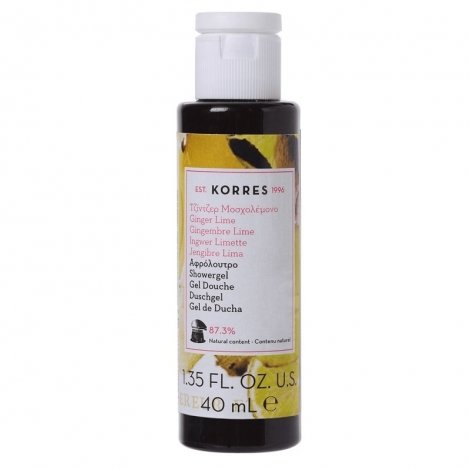 Korres Ginger Lime Gel Douche 40ml pas cher, discount