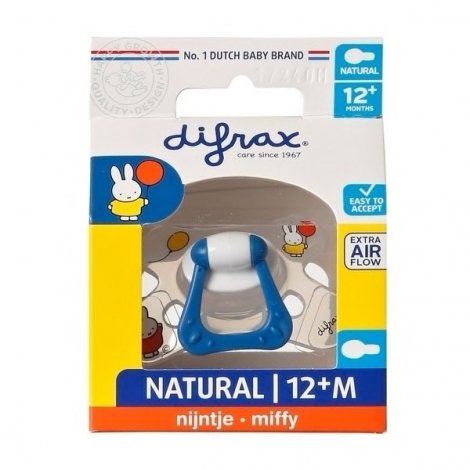 Difrax Sucette Natural Miffy 12 mois+ pas cher, discount