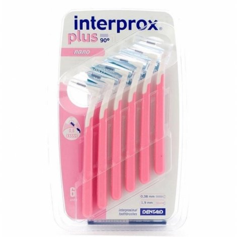 Interprox Plus Nano Plus Brossettes Interdentaires 6 pièces pas cher, discount
